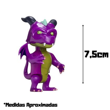 Rocco Giocattoli – Figurine Stumble Guys – Dusk Dragon – 8 Cm – 4/5 Points D'articulation – Dès 8 Ans
