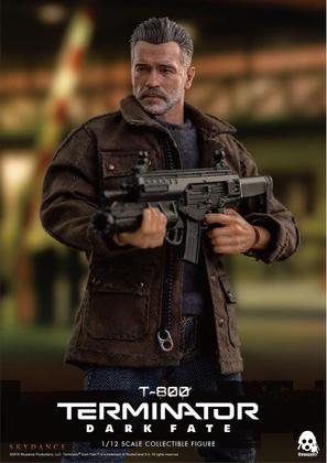 Figura T-800 - Terminator Dark Fate - 1/12 Figure - Threezero