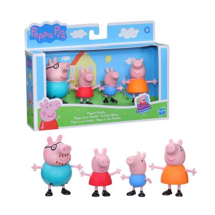 Imagem de Figura Toy Peppa Pig As aventuras de Peppa A família de Peppa x4
