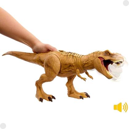 Imagem de Figura Tyrannosaurus Rex Jurassic World Dino Trackers HNT62 - Mattel