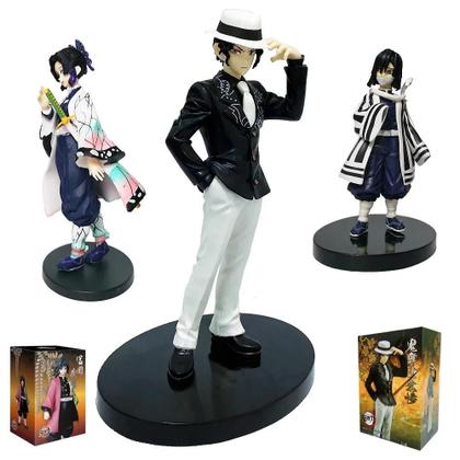 Imagem de Figuras de Ação Demon Slayer - Tanjiro, Nezuko, Zenitsu e Inosuke - Kimetsu No Yaiba