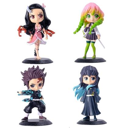 Imagem de Figuras de Ação Demon Slayer - Tanjirou, Nezuko e Shinobu - Kimetsu No Yaiba