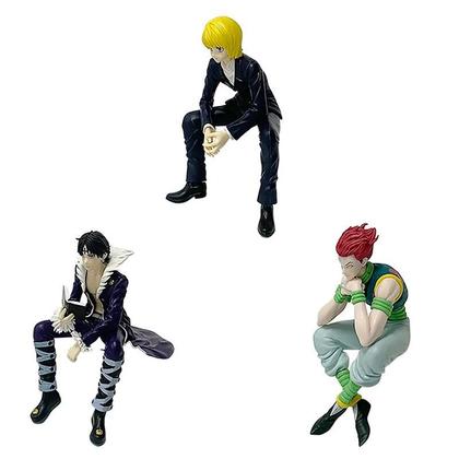 Imagem de Figuras de Ação Hunter x Hunter (13cm) - Kurapika, Chrollo, Illumi, Hisoka