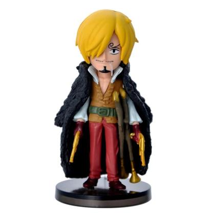 Imagem de Figuras de Ação Kawaii Anime One Piece - 9 Peças (Luffy, Zoro e outros) - 7cm PVC