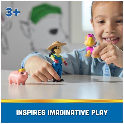 Imagem de Figuras de ação Paw Patrol Skye, Farmer Yumi e Piggie Kids 3+