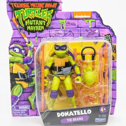 Imagem de Figuras de Ação Tartarugas Ninja - Raphael e Michelangelo com Articulações Móveis