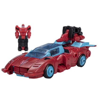 Imagem de Figuras de ação Transformers Legacy Deluxe Autobot Pointblank e Autobot Peacemaker