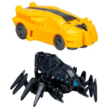 Imagem de Figuras de ação Transformers One Cog Changer Bumblebee & Airachnid