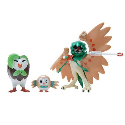 Imagem de Figuras Pokémon Pack De Evolução - Rowlet, Dartrix E Decidueye 3544 Sunny