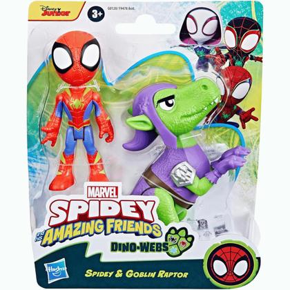 Imagem de Figuras Spidey e Duenderaptor Dino-Webs Spidey e Seus Amigos