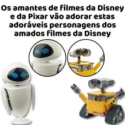 Figuras Wall-e e EVE 09 cm - Disney Pixar Mattel Brinquedos