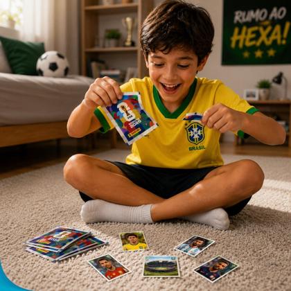 Imagem de Figurinhas Copa 2026 Panini Original Presente Ideal Futebol Mundial Crianças Em Estoque