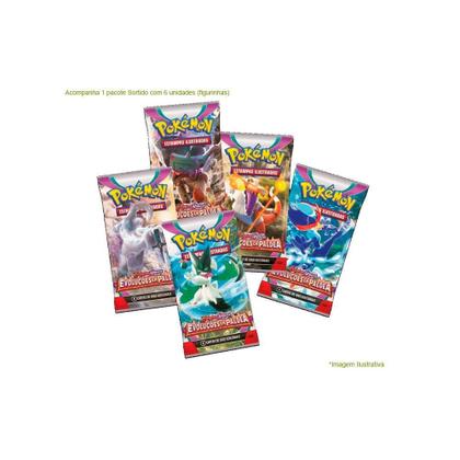 Imagem de Figurinhas Sortidas Pokémon Escarlate E Violeta Evoluções Em