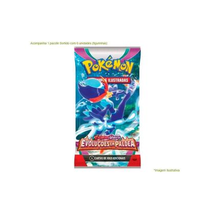 Imagem de Figurinhas Sortidas Pokémon Escarlate E Violeta Evoluções Em