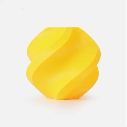Imagem de Filamento Bambu Lab PLA Lite 1 kg Amarelo para Impressora 3D Com Carretel Reutilizável