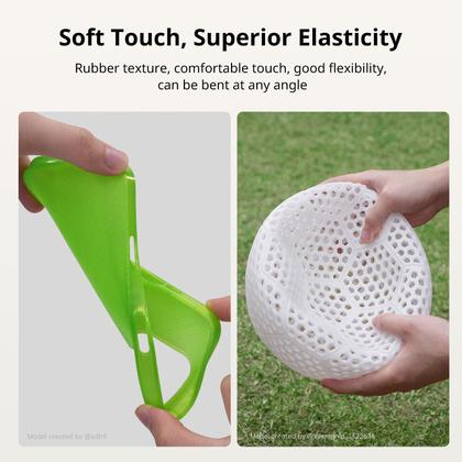 Imagem de Filamento de impressora 3D ANYCUBIC TPU 1,75 mm 95A branco leitoso macio