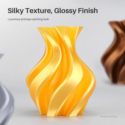 Imagem de Filamento de impressora 3D ELEGOO Silk PLA 1,75 mm, cor dupla, 1 kg