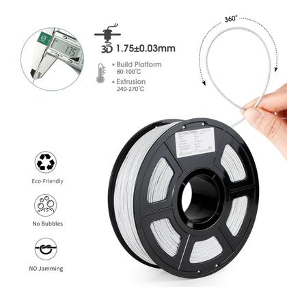 Imagem de Filamento de impressora 3D IsanMate ASA 1,75 mm de mármore 1 kg
