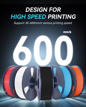 Imagem de Filamento de impressora 3D SUNLU PETG de alta velocidade 1,75 mm 1 kg (branco)