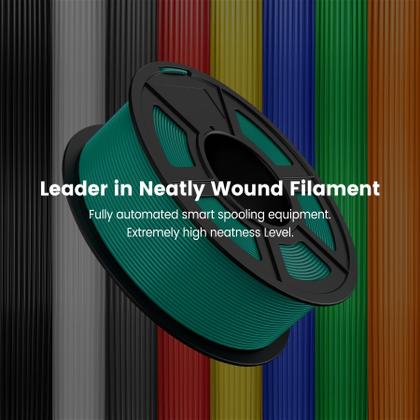 Imagem de Filamento de impressora 3D SUNLU PLA 1,75 mm 2 kg (1 kg x 2) cinza+cinza