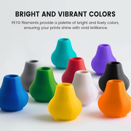 Imagem de Filamento de impressora 3D TECBEARS PETG 1,75 mm transparente 250g x 8