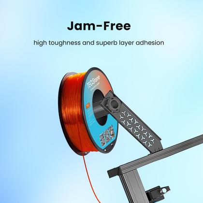 Imagem de Filamento de impressora 3D TeqStone TPU 1,75 mm 1 kg rosa 95A