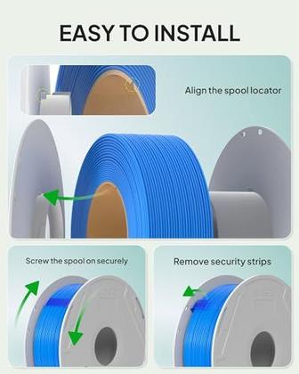 Imagem de Filamento para impressora 3D ELEGOO PLA Basic Refill 1,75 mm roxo 1 kg