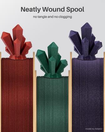 Imagem de Filamento para impressora 3D ELEGOO PLA Sparkle Purplish Grey 1 kg