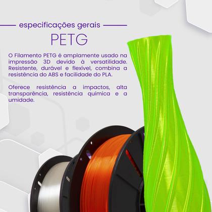 Imagem de Filamento Petg Cinza Claro 1kg - 1.75mm