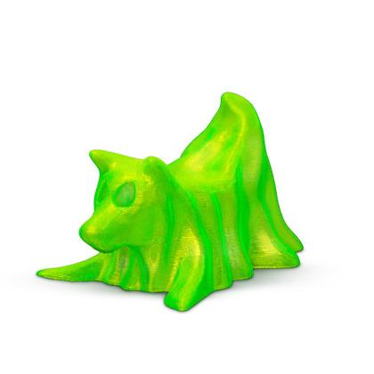 Imagem de Filamento PETG HF Verde Neon Translúcido High Fluidity Premium 1Kg Fabricação Nacional Voolt 3D