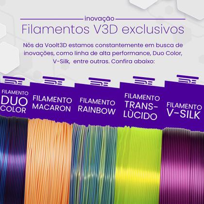 Imagem de Filamento PLA Verde Neon V-Silk Premium 1Kg, 1,75mm, Para Impressora 3D - Voolt3D Oficial