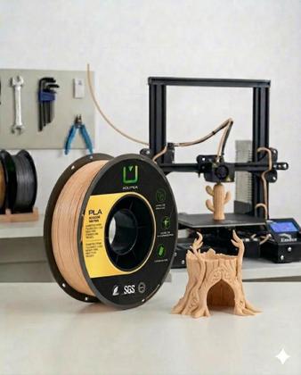 Imagem de Filamento PLA Woody Amadeirado 2 1kg 1.75mm Multfila Impressora 3D