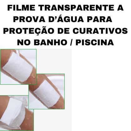 Imagem de Filme Adesivo Curativo Película Protetora A Prova D'água Transparente Protege a Pele Skinupper (10cm x 01 metro)