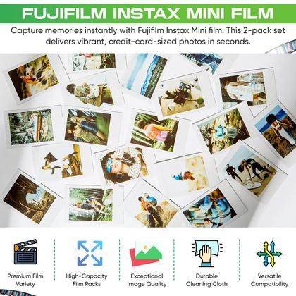 Imagem de Filme Fujifilm Instax Mini 40 ISO 800 - Pacote com 2 Unidades