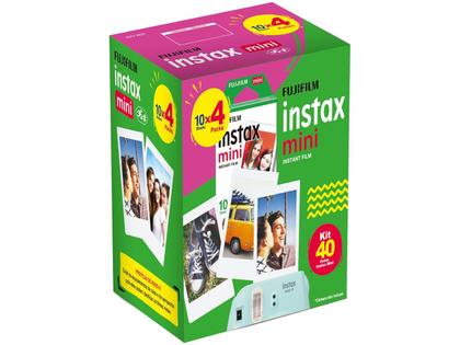 Imagem de Filme Fujifilm Instax Mini Branco 40 Fotos, 54 X 86 mm, ISO 800