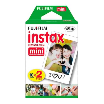 Filme Fujifilm para Câmera Fotográfica Instantânea Instax Mini Branco Pack 20 fotos