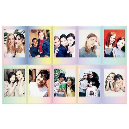 Imagem de Filme instantâneo Fujifilm instax mini Macaron com bordas coloridas em tons pastéis (10 fotos)