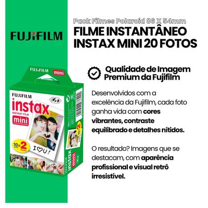 Imagem de Filme Original Instax 20 Fotos para Instax Mini 12 Mini 11 Mini Link 3 Mini link 2