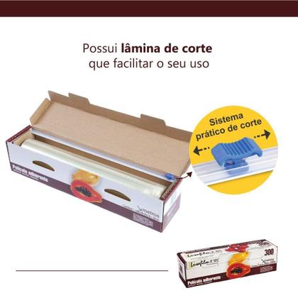 Imagem de Filme PVC 28cm X 300 Metros - 2 unidades