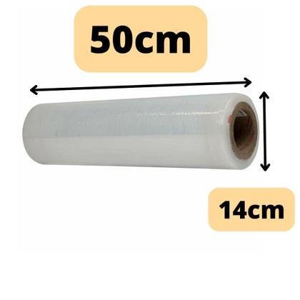 Imagem de Filme Stretch Manual Multiuso 4kg 500mmX20micras Transparente 