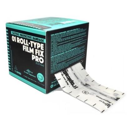 Imagem de Filme Transparente Tropical Derm Fix Pro 10cm x 20cm 1 Unidade P/ Tatuagem e Curativo