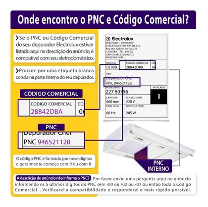 Imagem de Filtro Alumínio Depurador Coifa Electrolux DE60B