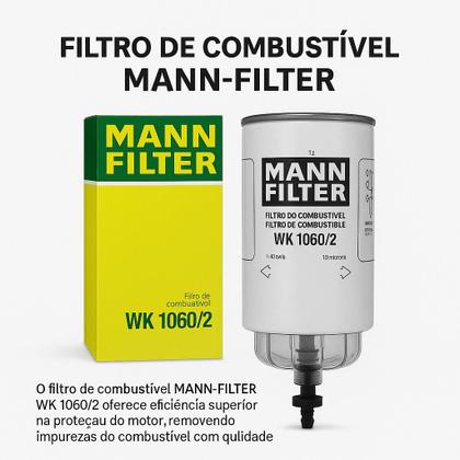 Imagem de Filtro Combustível WK1060/2 MANN Scania Volvo VW Ônibus
