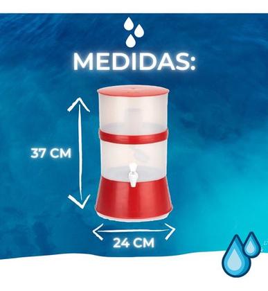 Imagem de Filtro De Água Bebedouro Galão 7,5l Escritório Casa Vermelho