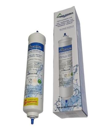 Imagem de Filtro De Agua Geladeira refrigerador Side By Side Externo compativel com ge electrolux brastemp samsung Hisense marca spring source