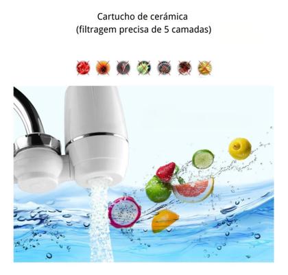Imagem de Filtro De Água Para Torneira Com Vida Útil De Até 6 Meses