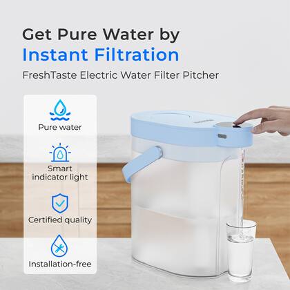 Imagem de Filtro de água Pitcher Waterdrop FreshTaste Electric 4.2L