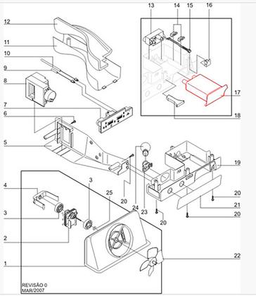 Imagem de Filtro De Água Refrigerador Side By Side Electrolux Original