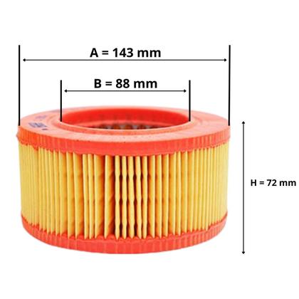 Imagem de Filtro De Ar Br 800 1988 A 1992 / Fusca 1960 A 1986 / Karmann 1961 A 1969 / Kombi 1960 A 1966