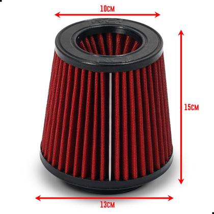 Imagem de Filtro De Ar Esportivo Duplo Fluxo Reutilizável GO Power RCI RCI129VM Vermelho